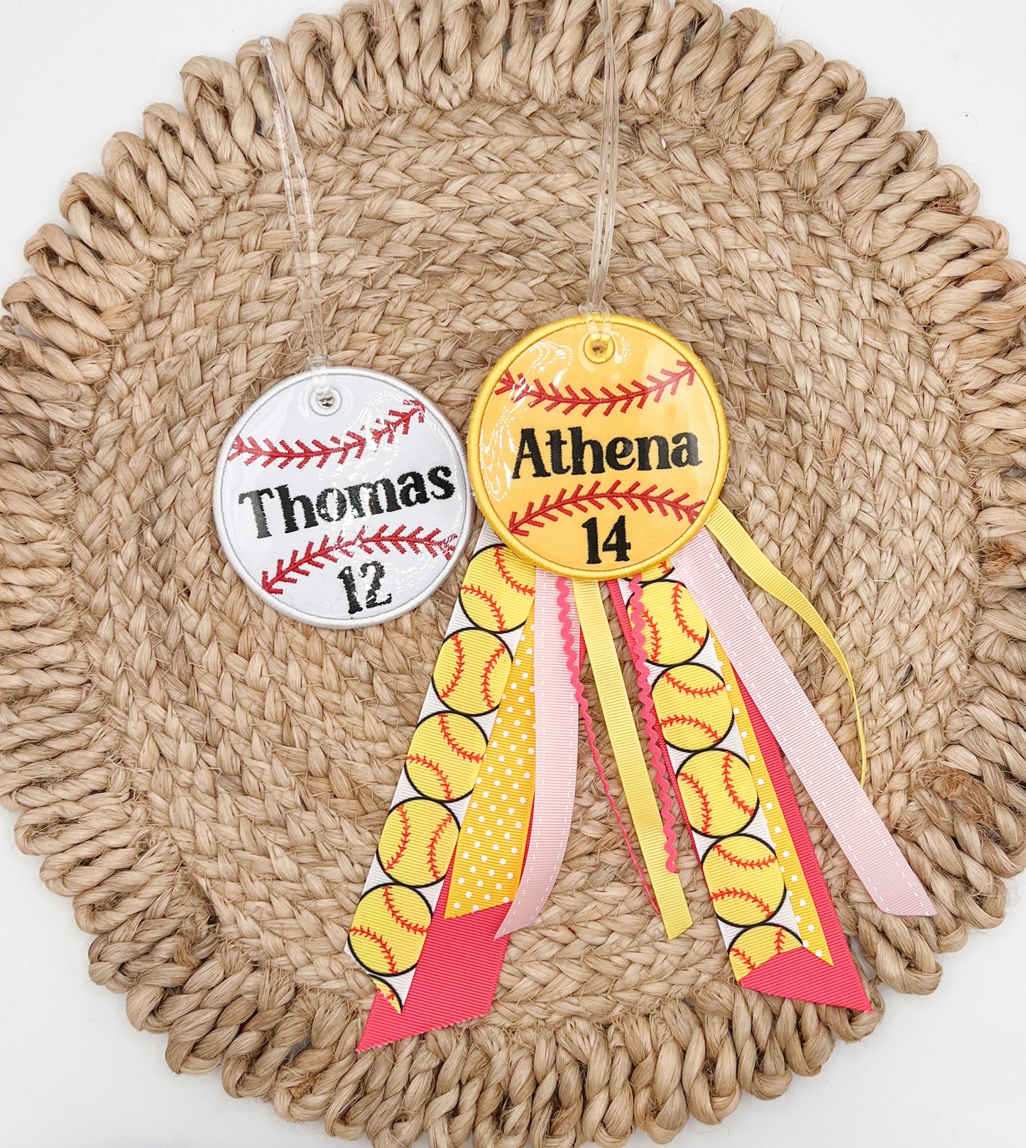Baseball/Softball Bag Tag