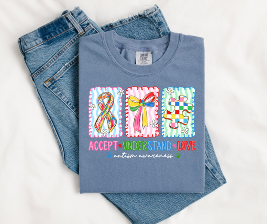 Autism Awareness 3 Frame Design