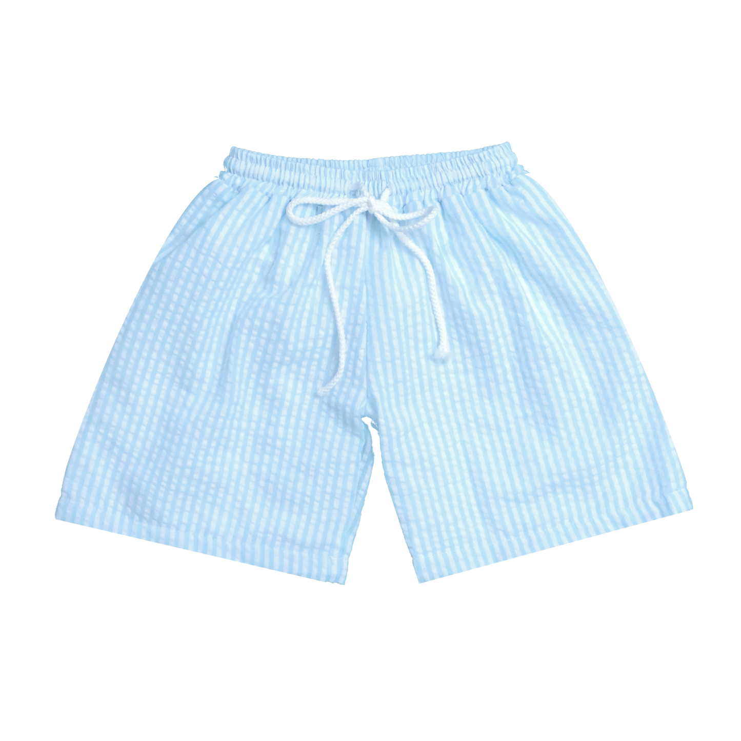 Seersucker Swim Trunks