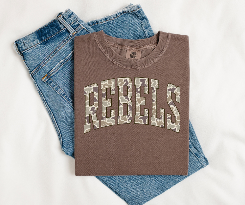 Distressed Camo Rebels