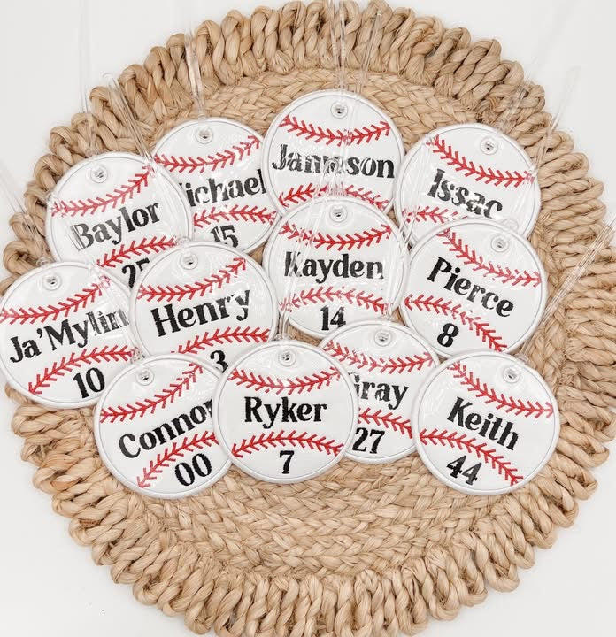 Baseball/Softball Bag Tag
