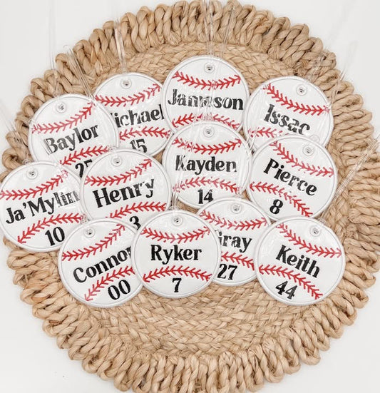 Baseball/Softball Bag Tag