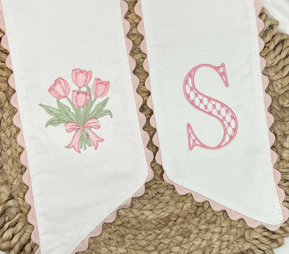 Spring Wreath Sash
