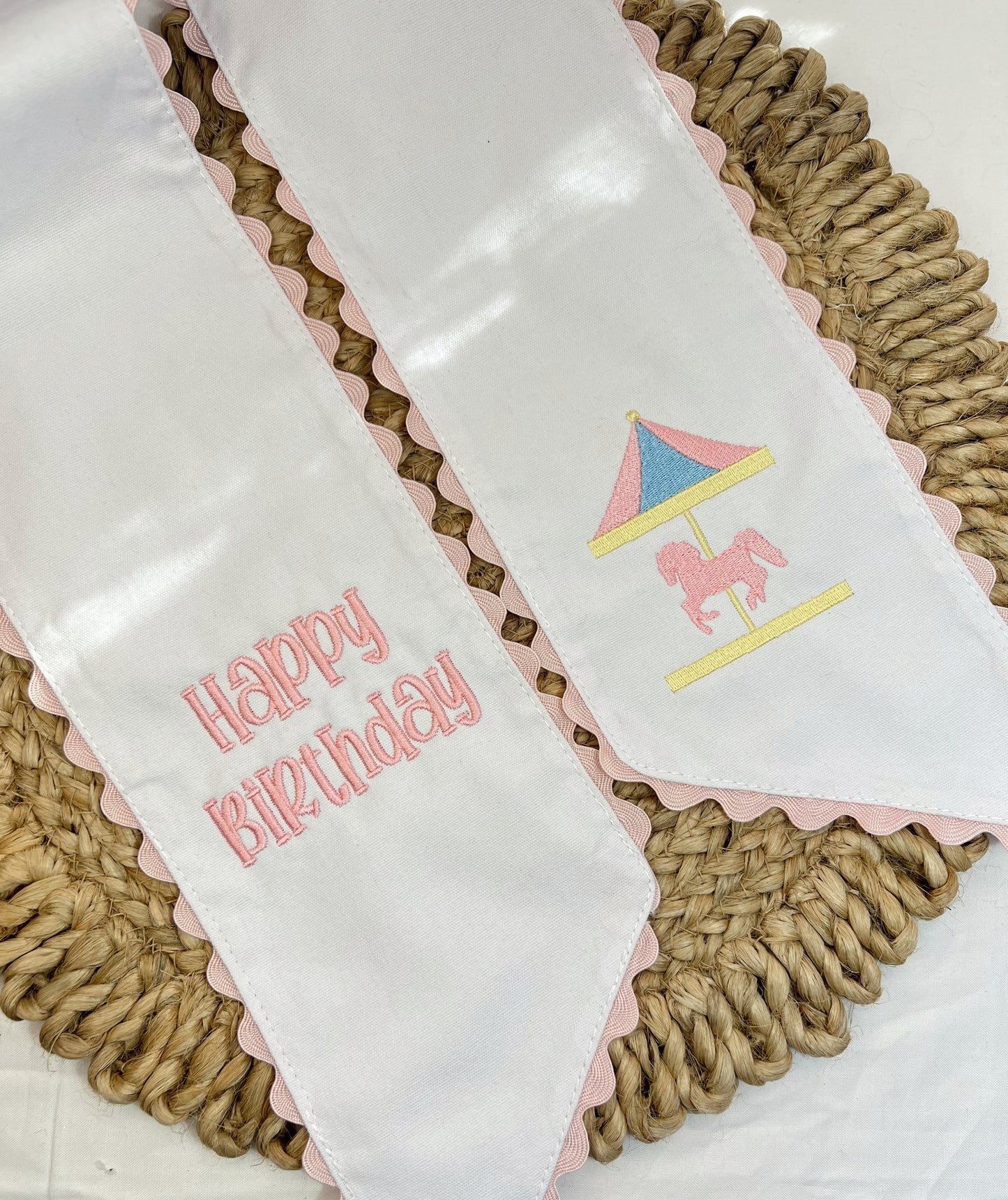 Birthday Wreath Sash